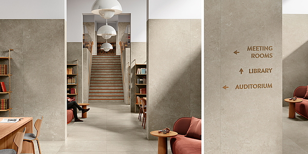 Linea Pure Stone Porcelain Tiles produced by Margres Ceramic Style, Stone effect