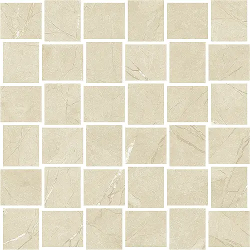 Margres Ceramic Style, Prestige, B25M33PT2BF_Mosaico Prestige 4,2X4,9 Corinthian Beige NR