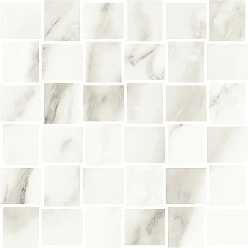 Margres Ceramic Style, Prestige, B25M33PT1BF_Mosaico Prestige 4,2X4,9 Calacatta NR