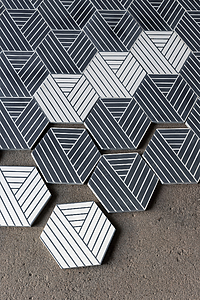 Carreaux de ciment Charlotte von der Lancken de fabrication Marrakech Design, Style designer, 