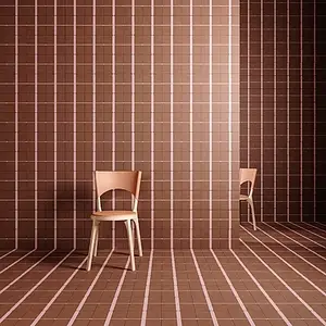 Background tile, Color pink,brown, Style designer, Cement, 20x20 cm, Finish matte