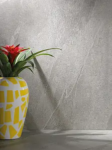 Background tile, Effect slate, Color grey, Glazed porcelain stoneware, 60x120 cm, Finish antislip