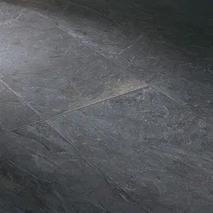 Carrelage, Effet pierre,autres types de pierre, Teinte noire, Grès cérame non-émaillé, 60x120 cm, Surface antidérapante