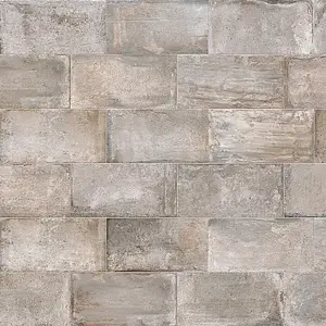 Bakgrundskakel, Textur cotto, Färg grå, Oglaserad granitkeramik, 25x50 cm, Yta halksäker