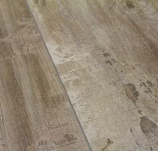 Carrelage, Effet bois, Teinte brune, Grès cérame émaillé, 23x100 cm, Surface antidérapante