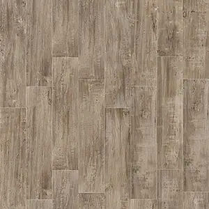 Bakgrundskakel, Textur trä, Färg brun, Glaserad granitkeramik, 23x100 cm, Yta halksäker
