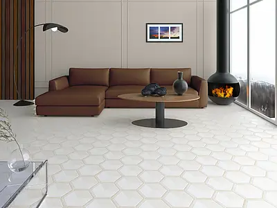 Background tile, Effect concrete, Color beige, Glazed porcelain stoneware, 22x25 cm, Finish matte