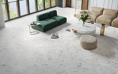 Background tile, Effect ceppo di gré, Color grey, Glazed porcelain stoneware, 60x120 cm, Finish matte