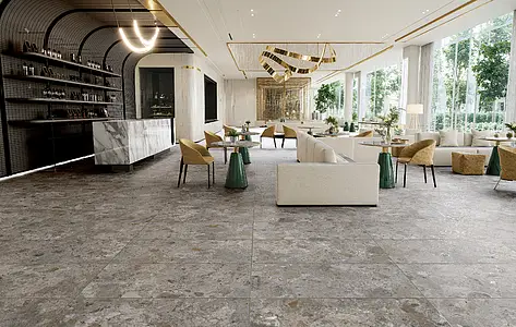 Background tile, Effect ceppo di gré, Color brown, Glazed porcelain stoneware, 60x120 cm, Finish matte