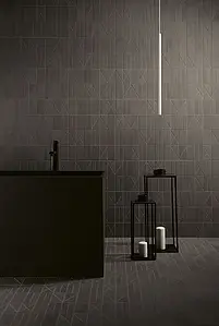 Mosaik, Färg grå, Stil designer, Glaserad granitkeramik, 30x30 cm, Yta matt
