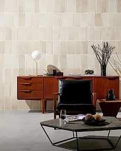 Mosaikkflis, Farge hvit, Stil designer, Glasert porselenssteintøy, 30x30 cm, Overflate matt