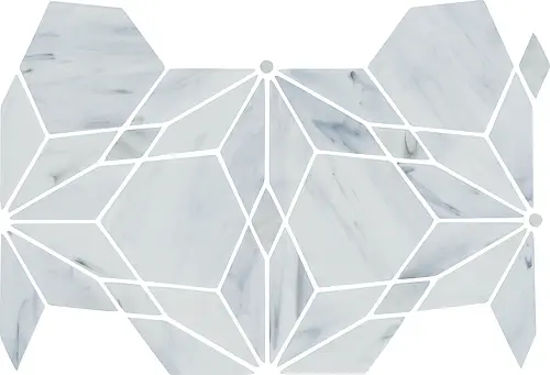 Mosaico+, Diamond, DE.0V35_Bianco Marmo