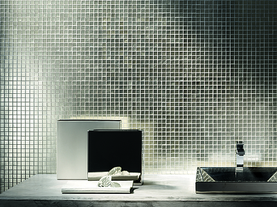 Doro Mosaic Tiles produced by Mosaico più, Gold and precious metals effect
