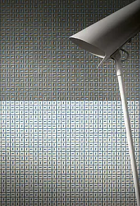 Mosaico, Colore bianco, Stile design, Gres porcellanato non smaltato, 30x30 cm, Superficie antiscivolo