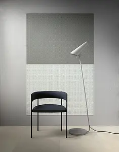 Mosaikkflis, Farge hvit, Stil designer, Uglasert porselenssteintøy, 30x30 cm, Overflate sklisikker