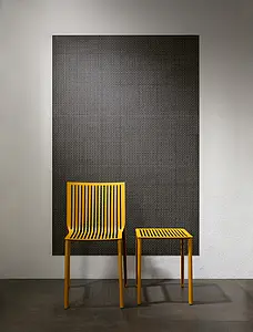 Mosaikkflis, Farge grå,svart, Stil designer, Uglasert porselenssteintøy, 30x30 cm, Overflate sklisikker