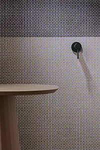 Mosaic tile, Color beige,brown, Style designer, Unglazed porcelain stoneware, 30x30 cm, Finish antislip