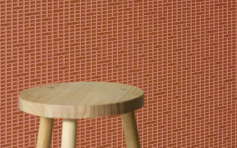 Mosaico, Colore arancio, Stile design, Vetro, 30x32 cm, Superficie opaca