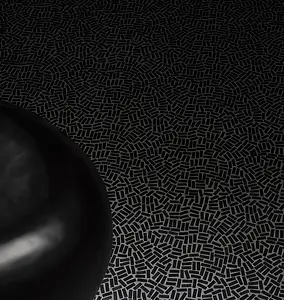 Mosaïque, Teinte noire, Style designer, Grès cérame émaillé, 31.5x31.5 cm, Surface mate