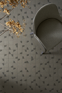 Carrelage grès cérame Quilt fabrication de Mosaico più, Style designer, 