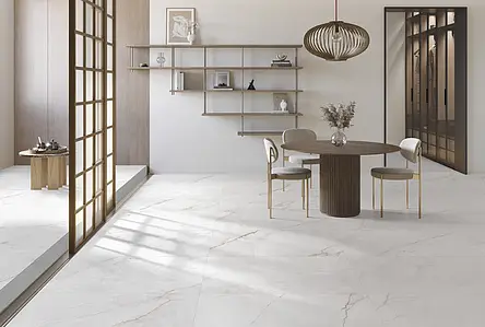 Background tile, Effect other marbles, Color white, Glazed porcelain stoneware, 60x120 cm, Finish matte