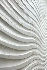Background tile, Effect stone,other marbles, Color white, Ceramics, 33.3x100 cm, Finish matte