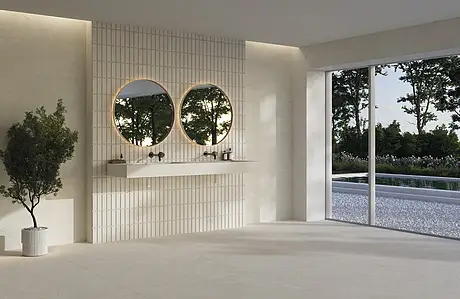 Background tile, Effect other marbles, Color beige, Unglazed porcelain stoneware, 100x100 cm, Finish matte
