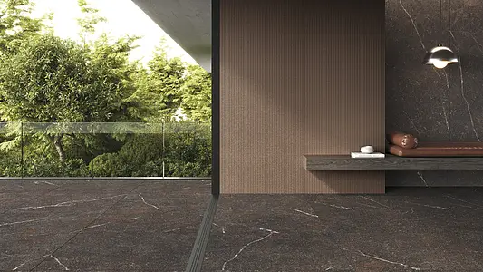 Background tile, Effect other marbles, Color brown, Glazed porcelain stoneware, 100x100 cm, Finish matte