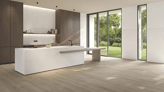 Background tile, Effect wood, Color beige, Glazed porcelain stoneware, 24x151 cm, Finish antislip