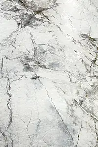 Grundflise, Effekt sten,other marbles,other stones, Farve hvid, Uglaseret porcelænsstentøj, 100x180 cm, Overflade mat