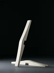 Block, Color white, Style designer, Ceramics, 2.7x30 cm, Finish glossy