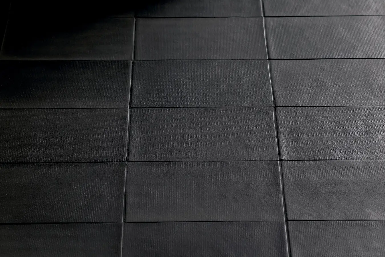 Background tile, Color black, Style designer, Unglazed porcelain stoneware, 18x26.5 cm, Finish matte