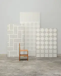Background tile, Color grey, Style designer, Glazed porcelain stoneware, 20.5x20.5 cm, Finish antislip