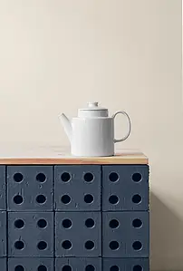 Blok fliser, Farve marineblå, Stil designer, Terracotta, 13x13 cm, Overflade 3D