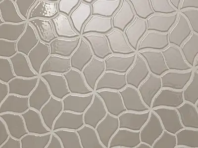 Mosaic tile, Color grey, Style designer, Glazed porcelain stoneware, 23.1x40.3 cm, Finish glossy