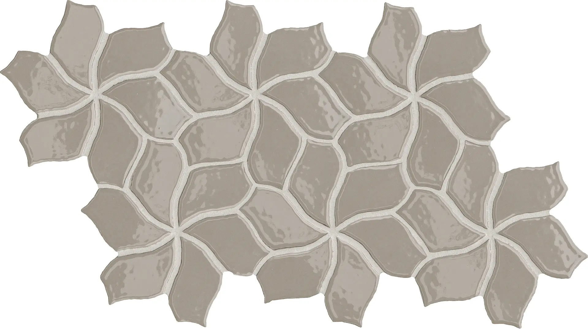 TYBFG69_grey glossy flower 23,1x40.3 Mutina Botanica
