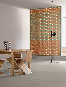 Blok, Kleur beige, Stijl designer, Terracotta, 13x22 cm, Oppervlak mat