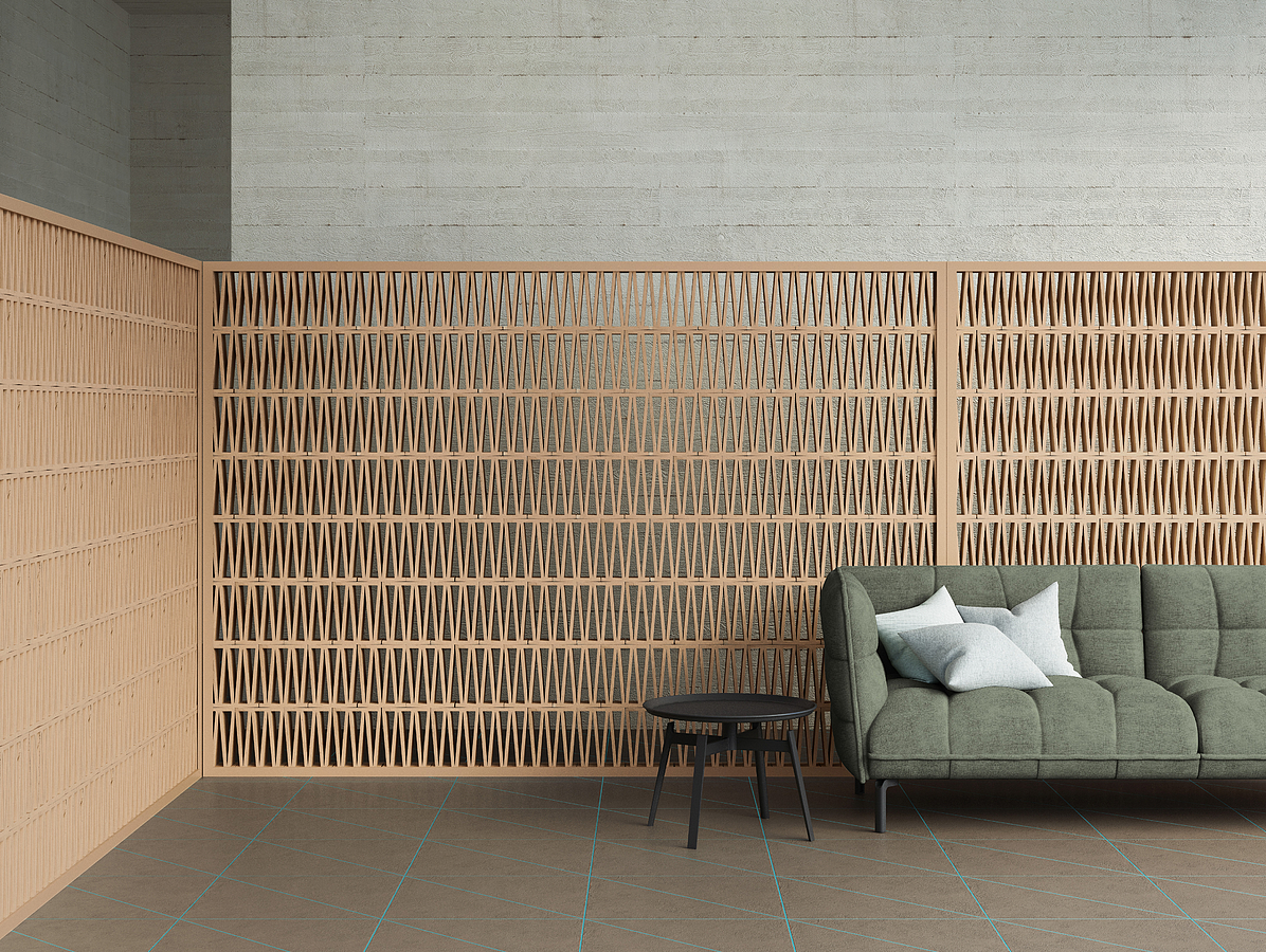 Lattice brick, designer, beige 21x27 (Italy). Reviews. Samples to