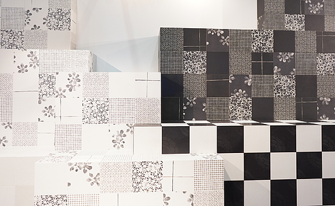 Chymia Porcelain Tiles produced by Mutina Ceramiche & Design, Style patchwork,designer, 