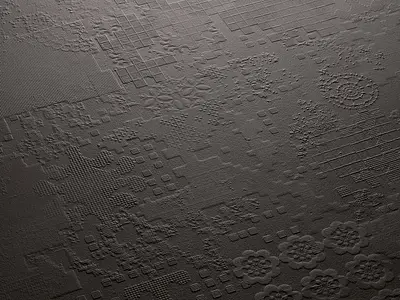 Bakgrundskakel, Färg svart, Stil designer, Oglaserad granitkeramik, 100x300 cm, Yta matt