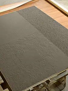 Bakgrundskakel, Färg beige, Stil designer, Oglaserad granitkeramik, 60x60 cm, Yta 3D