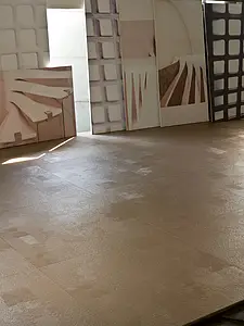 Grundflise, Uglaseret porcelænsstentøj, 60x60 cm, Overflade 3D