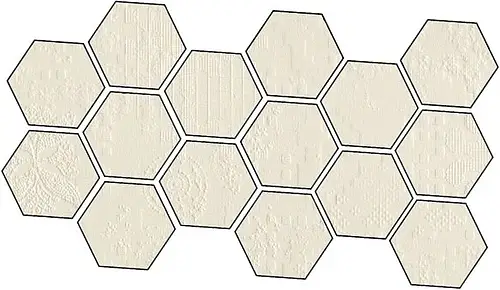 Mutina Ceramiche & Design, Déchirer, Pudd41_MosaicoRandomDecorBianco
