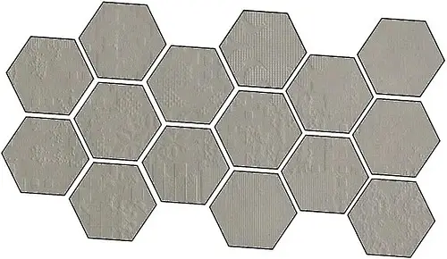 Mutina Ceramiche & Design, Déchirer, Pudd42_MosaicoRandomDecorGrigio