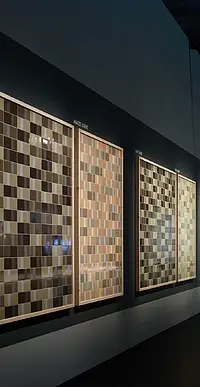 Hintergrundfliesen, Glasiertes Feinsteinzeug, 9.4x18.7 cm, Oberfläche glänzende
