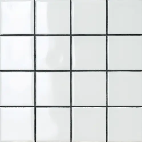 Mutina Ceramiche & Design, DIN, KGDG51_white glossy (7,4x7,4)