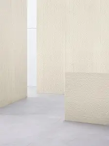 Background tile, Color white, Style designer, Unglazed porcelain stoneware, 100x300 cm, Finish antislip