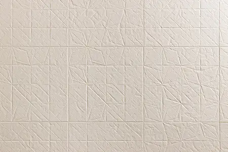 Background tile, Color white, Style designer, Glazed porcelain stoneware, 60x60 cm, Finish matte