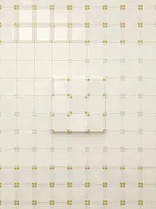Background tile, Color grey,white, Style designer, Glazed porcelain stoneware, 15x15 cm, Finish glossy
