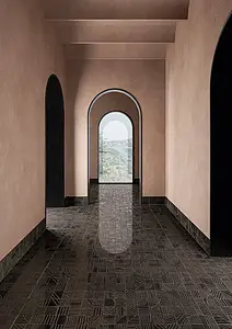 Carrelage, Teinte noire, Style patchwork,designer, Grès cérame non-émaillé, 120x120 cm, Surface mate